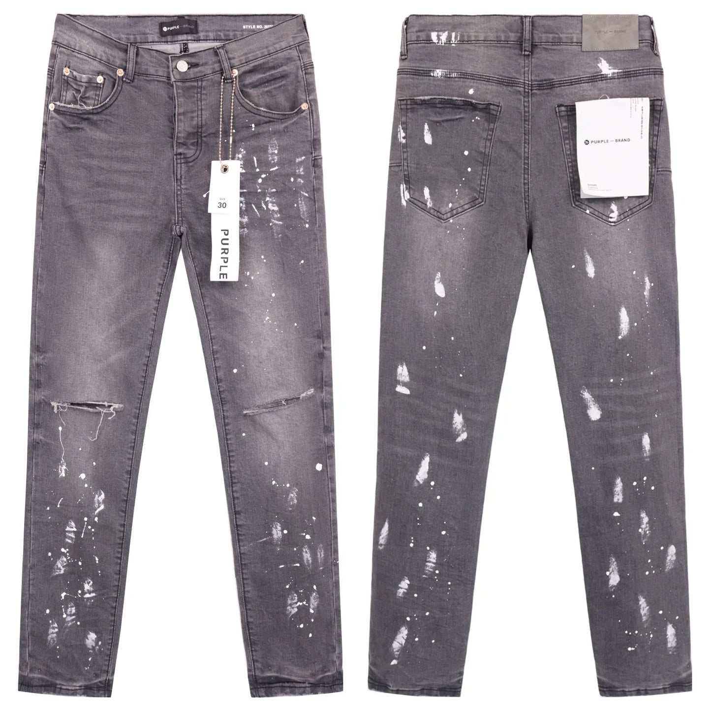 men's desinger fashion jeans (purple)