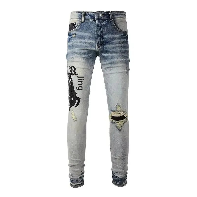 Men's designer fashion jeans 