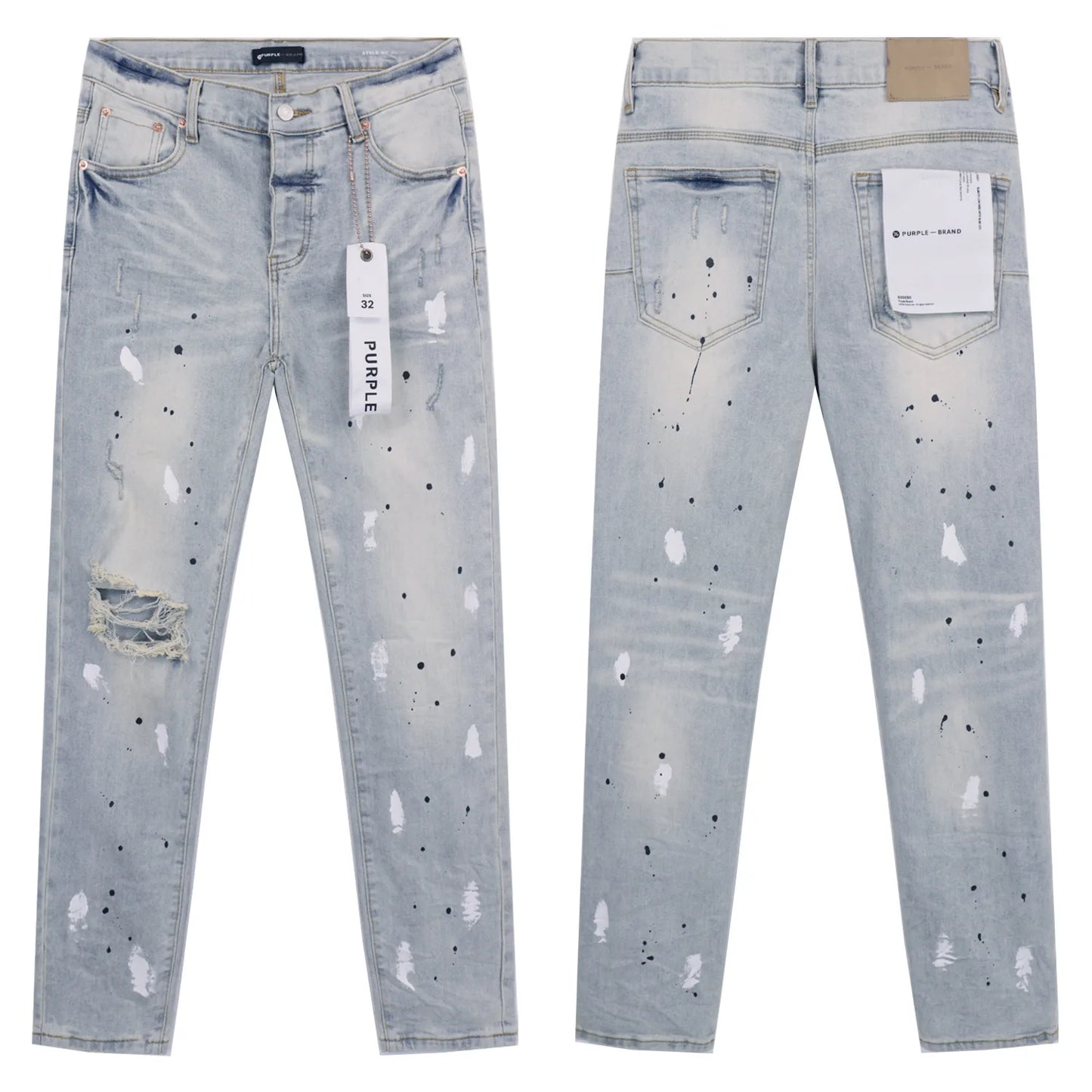 men's desinger fashion jeans (purple)
