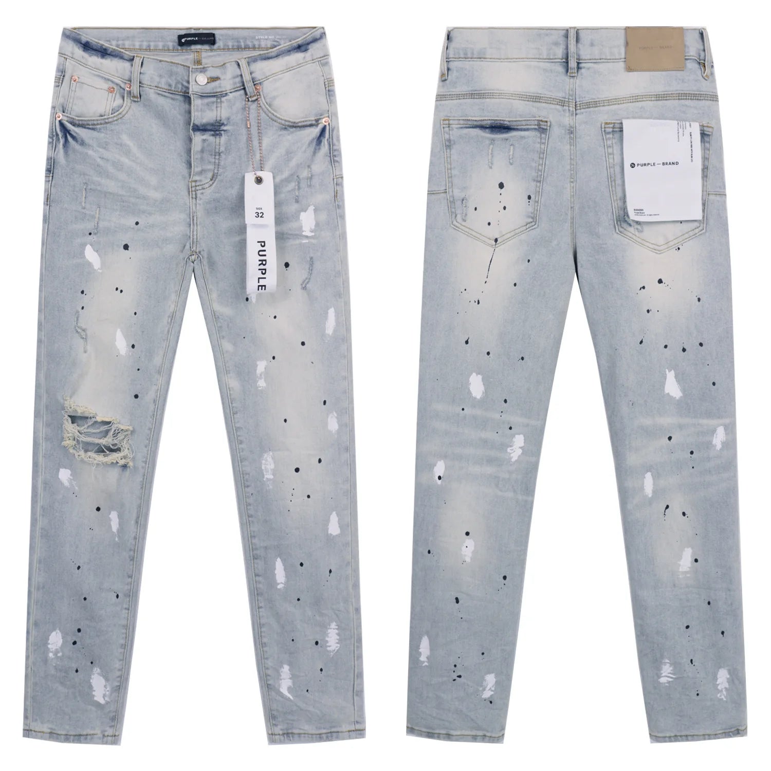 men's desinger fashion jeans (purple)