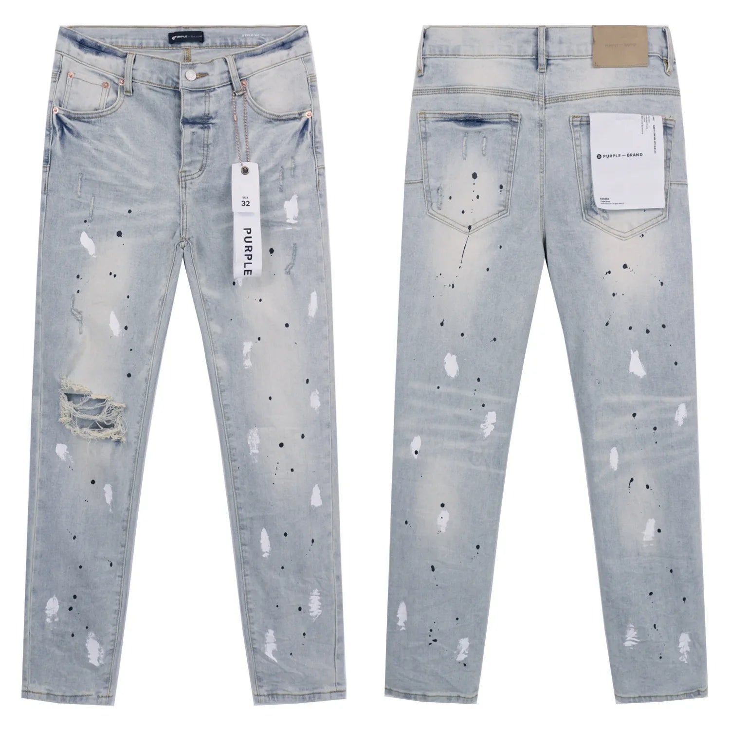 men's desinger fashion jeans (purple)