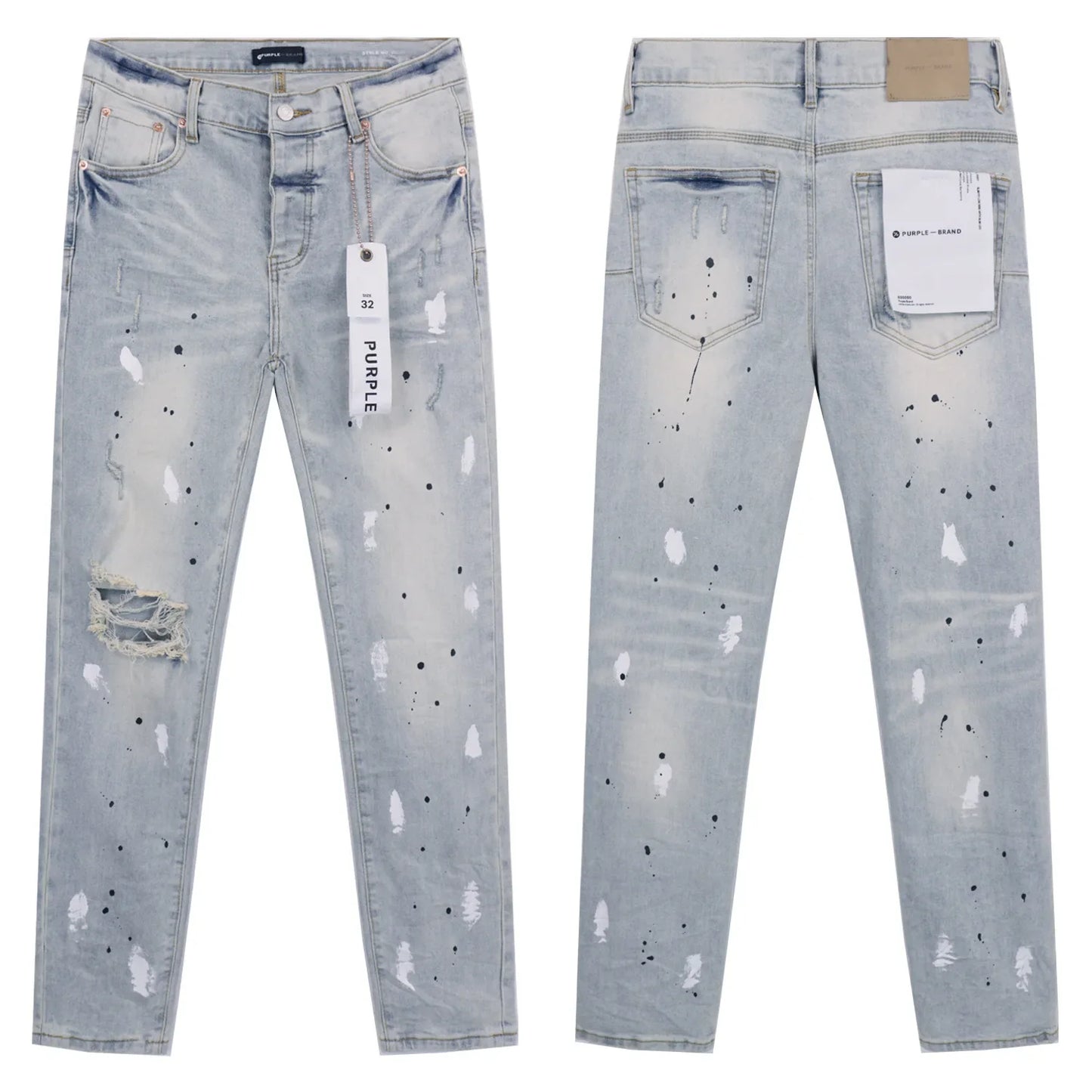 men's desinger fashion jeans (purple)