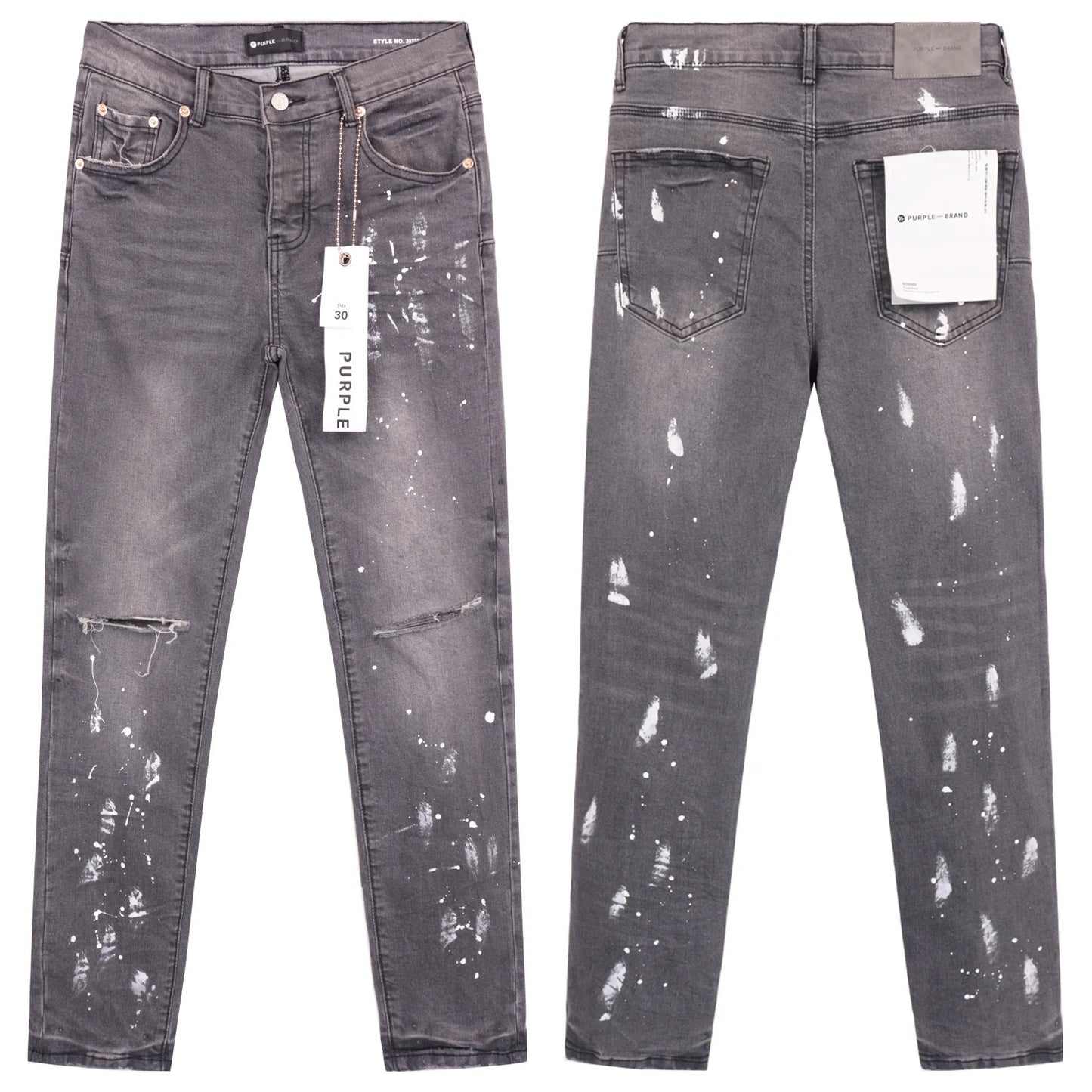 men's desinger fashion jeans (purple)