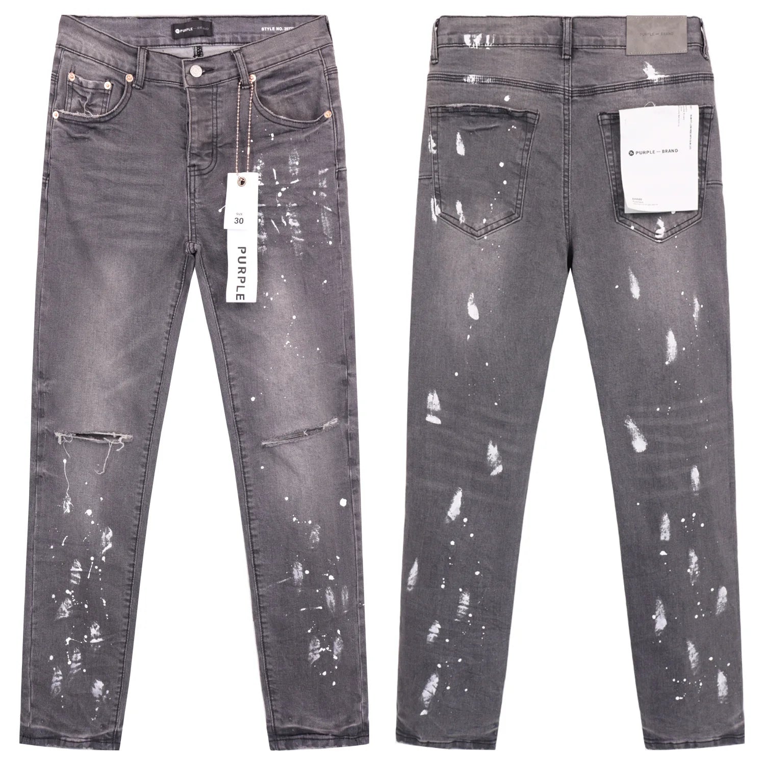 men's desinger fashion jeans (purple)